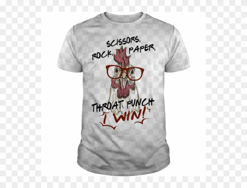 Scissors Rock Paper Throat Punch I Win Chicken Hei - Post Malone Christmas Shirts Clipart