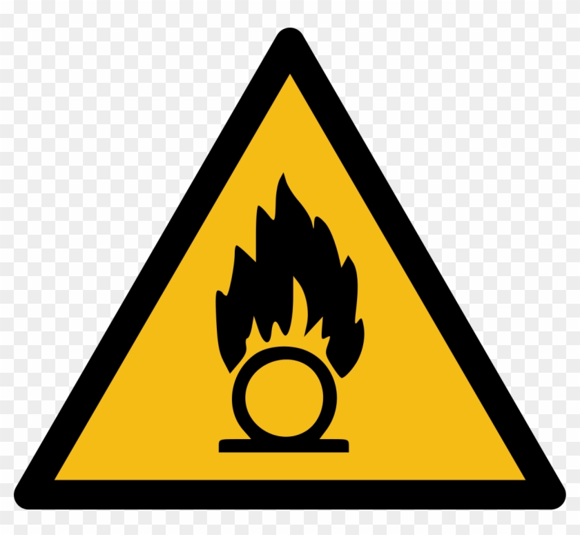 Iso 7010 W028 - Fire And Explosion Symbol Clipart