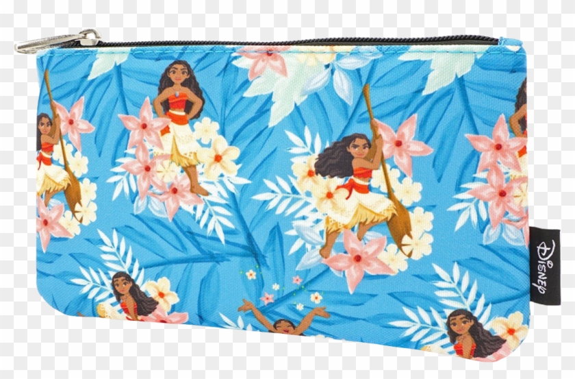Moana Leaves Print 8” Pencil Case Clipart