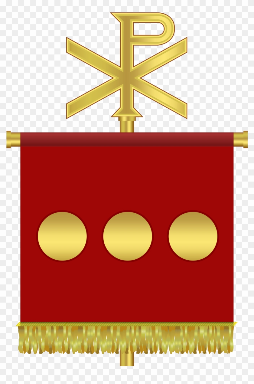 Labarum - Vexilloid Of The Roman Empire Clipart
