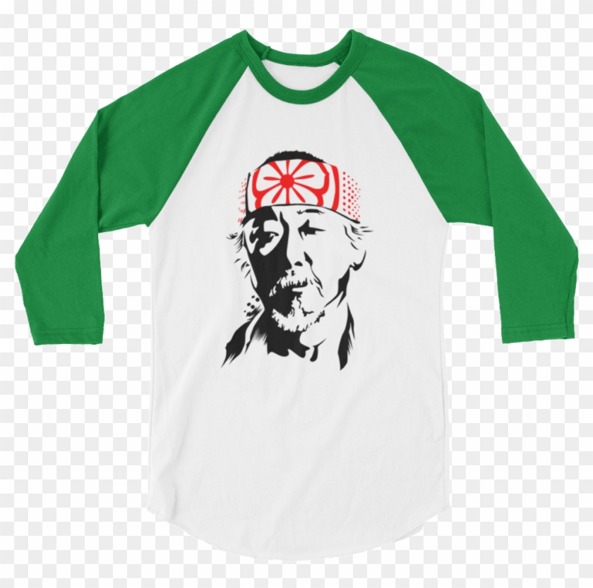 Miyagi 3/4 Sleeve Raglan Shirt - Warrior Of Sunlight T Shirt Clipart