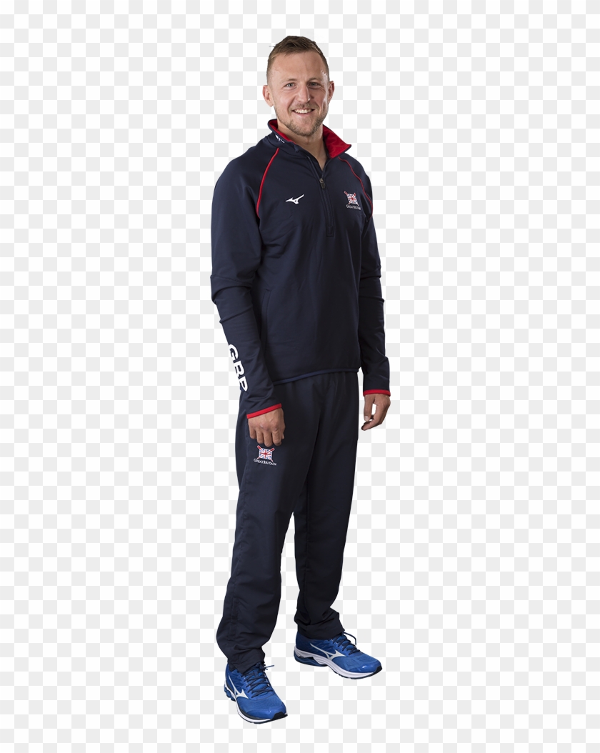 John Collins Profile Image - Navy Blue Adidas Tracksuit Men Clipart