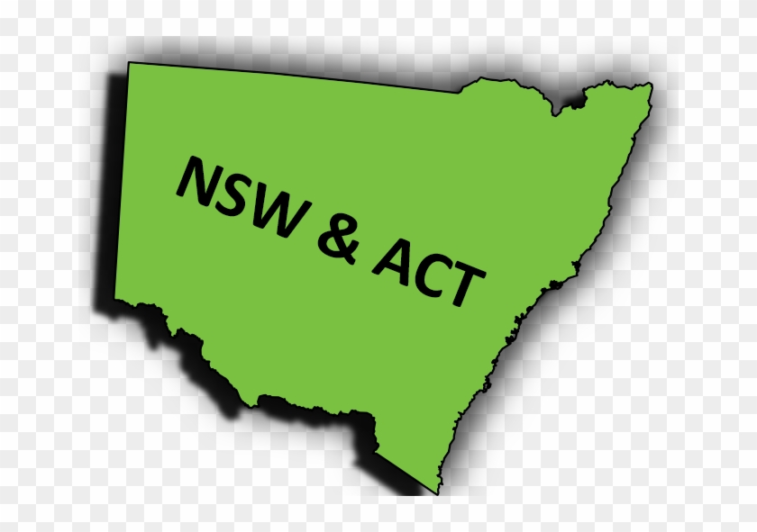 Smh And Sun-herald Increases Ahead - Map Of Nsw And Act Clipart #5033055