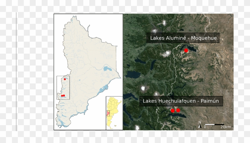Location Of Mapuche Communities In The Province Of - Atlas Clipart