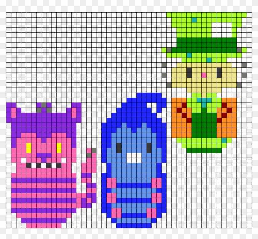 Alice In Wonderland Pt2 Perler Bead Pattern / Bead - Creative Arts Clipart #5033355