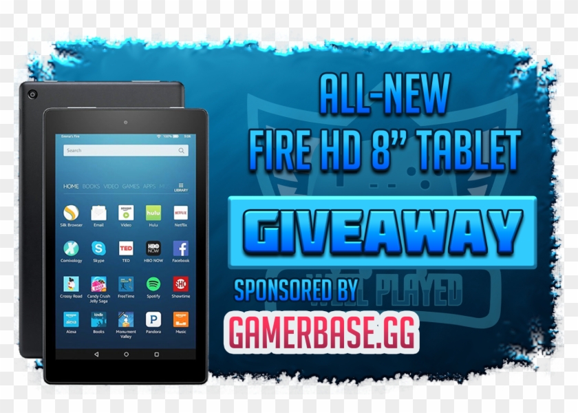 Amazon Fire Tablet, 8" Hd Display, 16gb - Smartphone Clipart