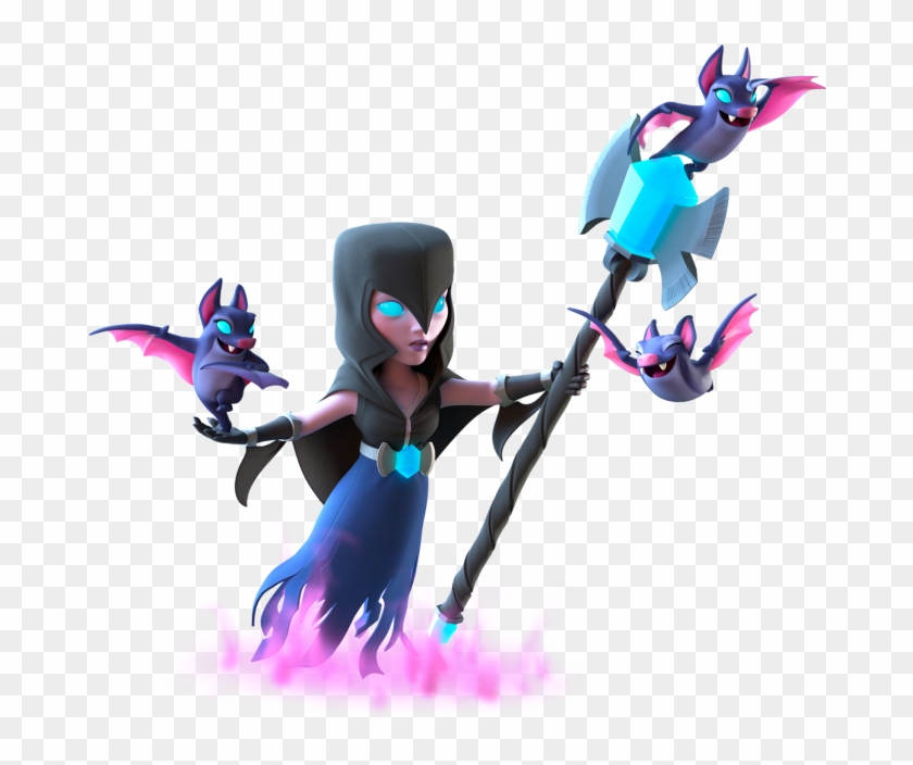 Sorcière De La Nuit Clash Royale Clipart