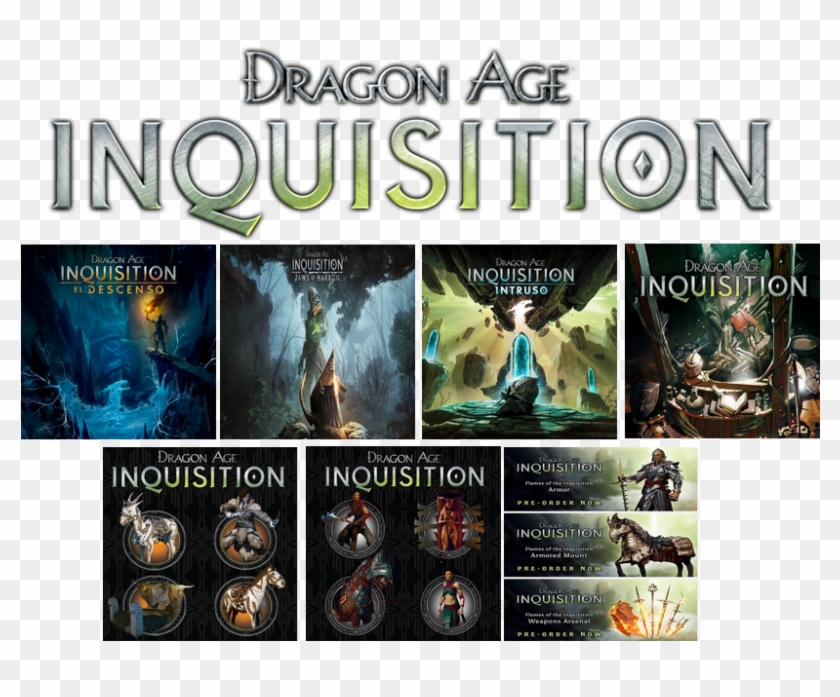 Los Dlc's "destrucción" Y "matadragones" No Estan Incluidos - Dragon Age Inquisition Inquisitor Helmet Craft Clipart #5033951