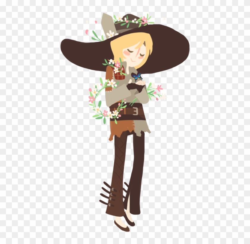 A Precious Cinnamon Bun Flower Child - Cartoon Clipart #5034349