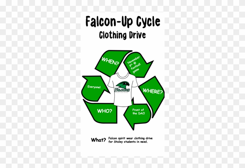 Staley Student Council Is Doing An Up-cycle Spirit - Recycle Symbol Clipart #5034696