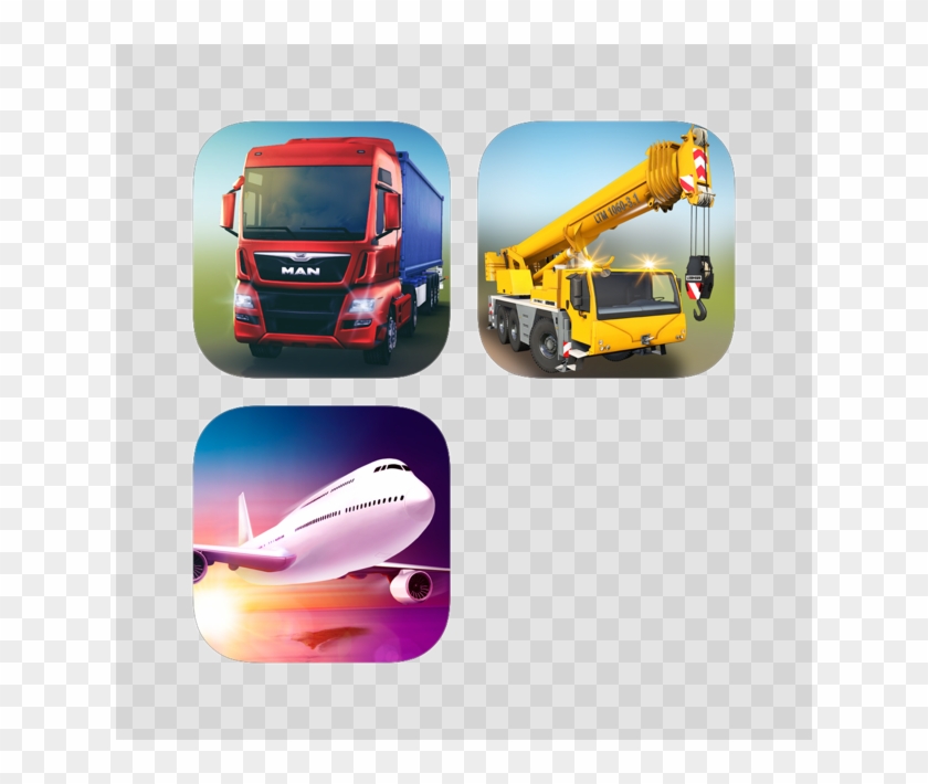 Truck Construction Flight - Trucksimulation 16 Clipart #5034761