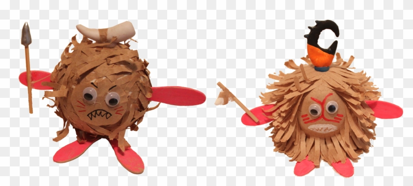 Polystyrene Ball, Brown Paper , Icy-pole Sticks, Polymer - Bungeoppang Clipart