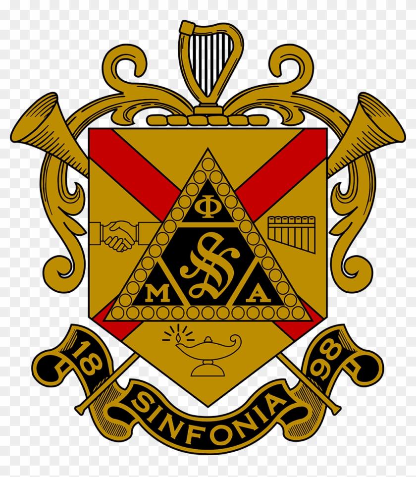 Currentarms Or Emblem Phi Mu Alpha Sinfonia Fraternity - Phi Mu Alpha Sinfonia Logo Clipart