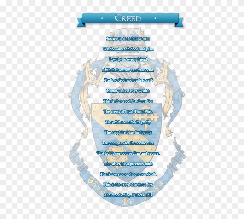 The Creed Of Theta Phi Alpha - Theta Phi Alpha Logo Clipart