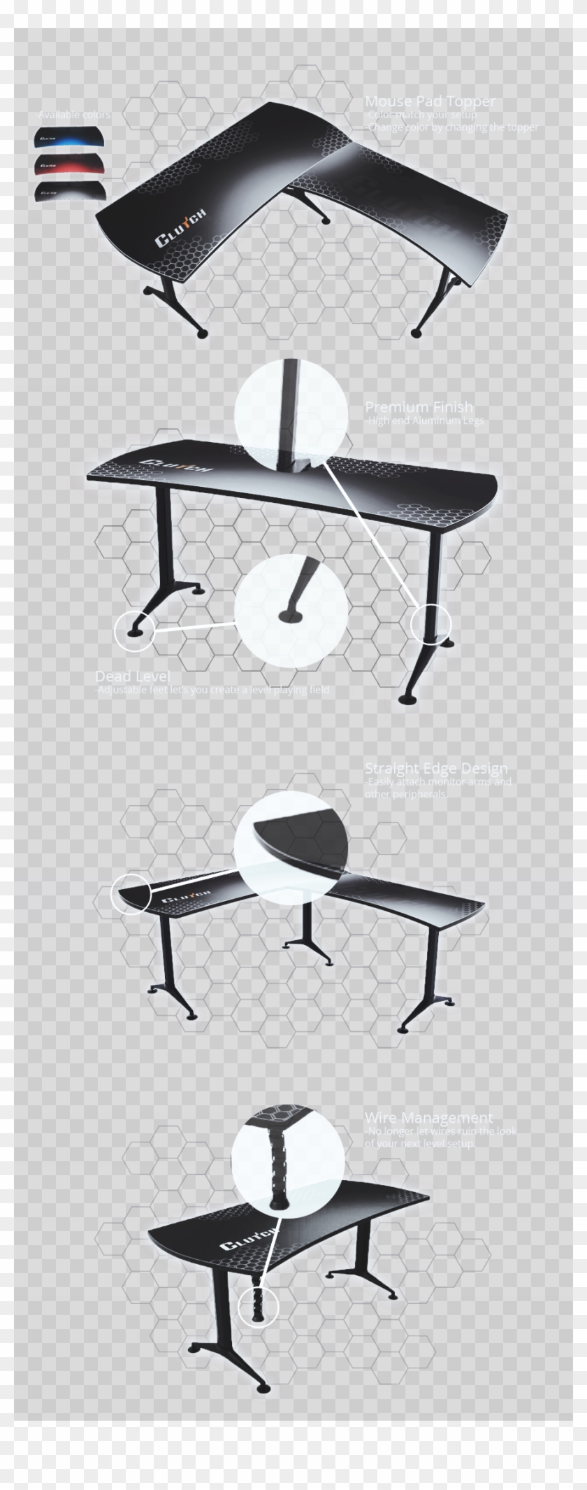 Perfect For Your Gaming Setup, Our New Clutch Gaming - Outdoor Table Clipart