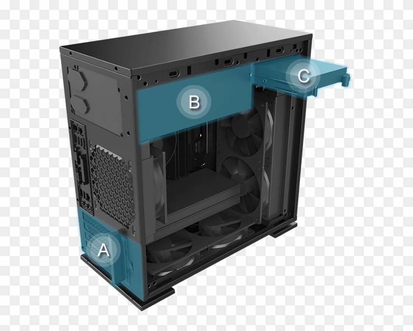 Smaller Size, Smarter Setup - Inwin 301 Ssd Clipart #5036369