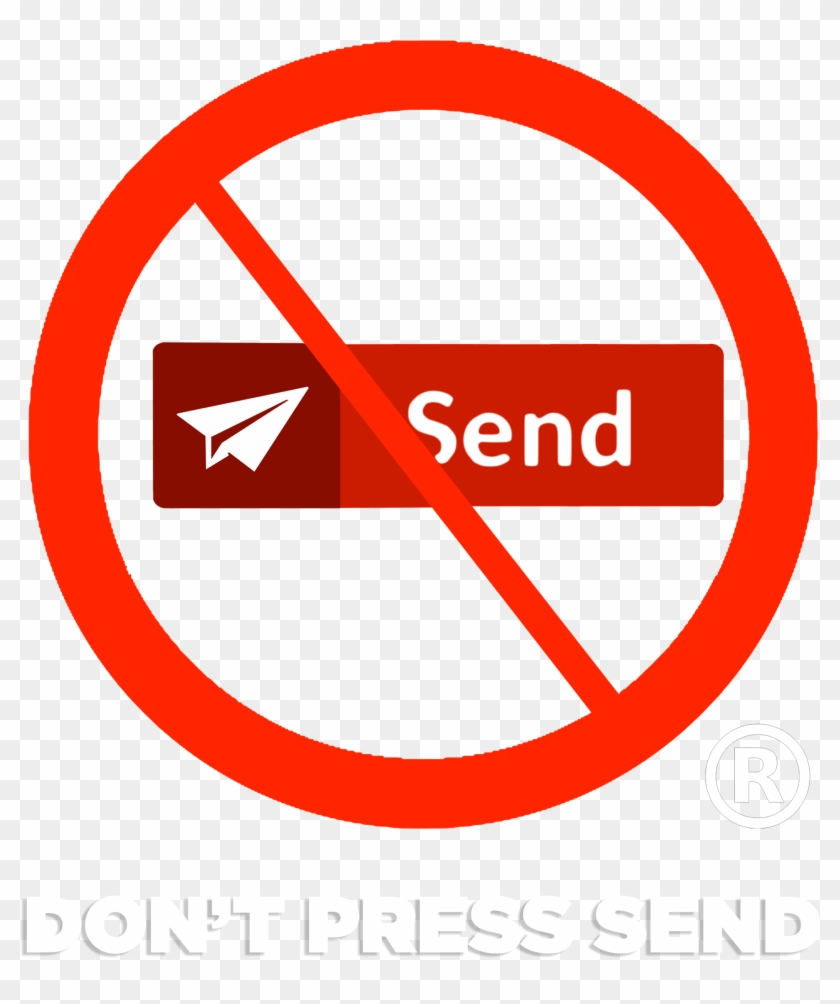 Don't Press Send Logo - Gloucester Road Tube Station Clipart