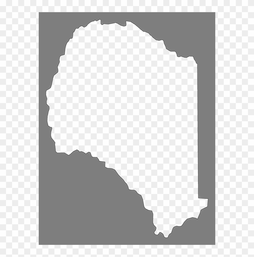 A Plain Frame Map Of Suwannee - Monochrome Clipart #5036713