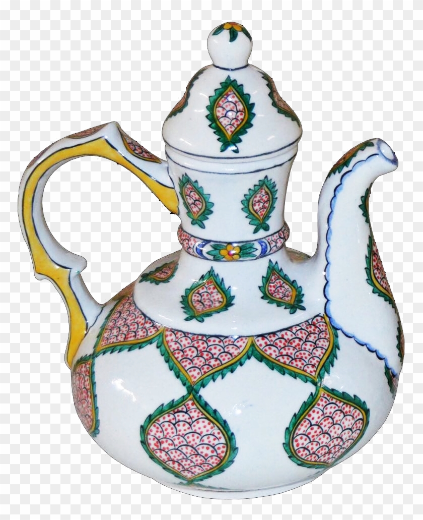 Iznik-pottery - Teapot Clipart #5037181