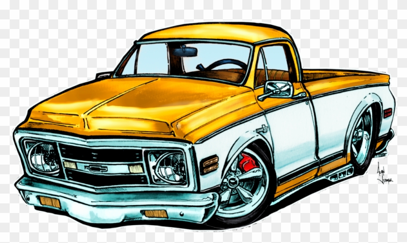 Classic Car Clipart Classic Truck - Chevrolet C/k - Png Download