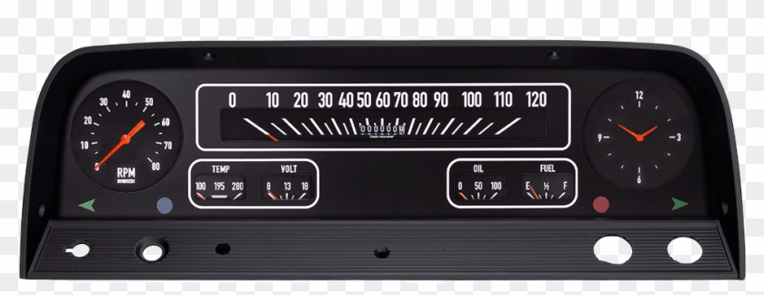 Picture Of 1964-66 Chevy Truck Package - 1964 C10 Instrument Cluster Clipart #5037356