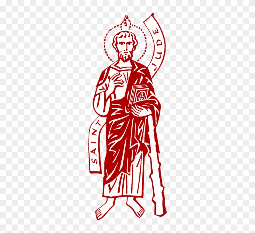 Patron Saint Of Desperate Causes, Desperate Situations, - Saint Jude Clip Art - Png Download