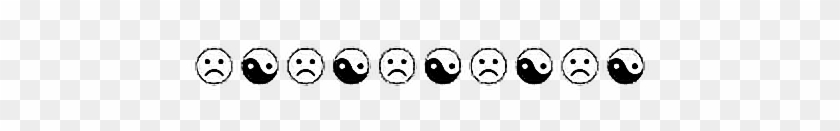 #yinyang #sad #sticker #edit #png#tumblr #dark - Overlay Transparent Tumblr Png Clipart