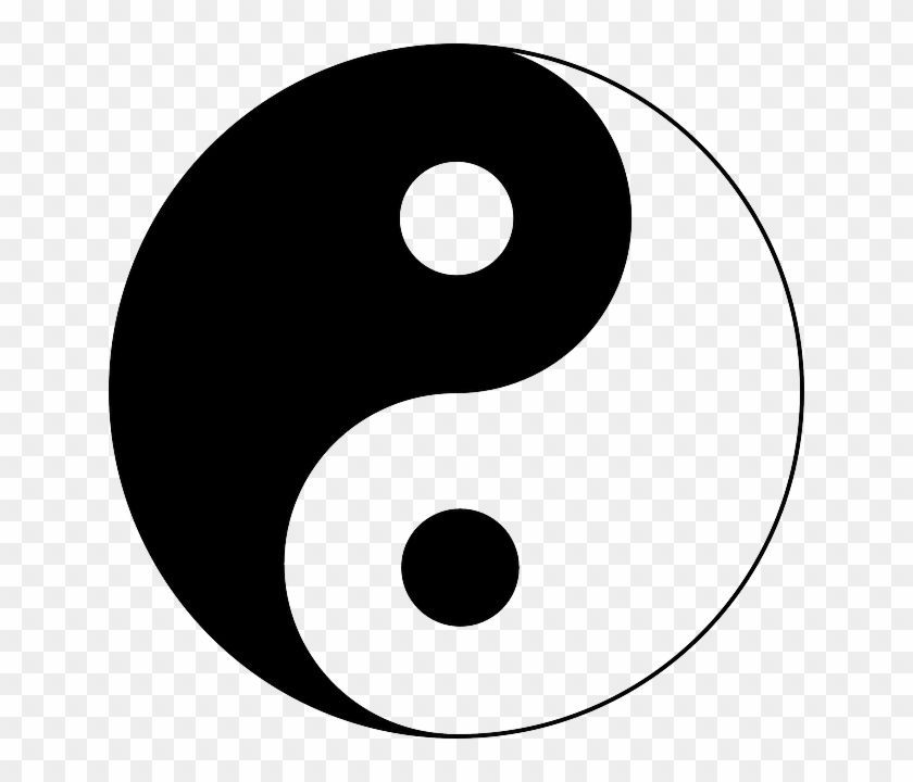 Yin And Yang - Yin Yang Clipart #5038042
