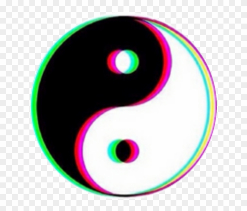 #tumblr #3d #yinyang - Yin Yang Transparent Overlay Clipart