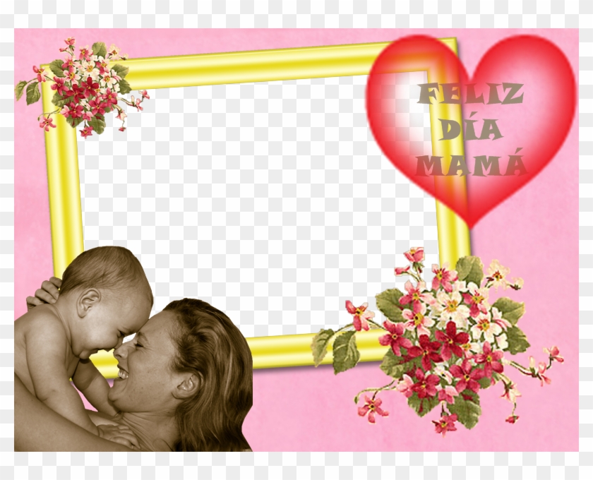 Marcos Photoscape Dia De La Madre - Mother And Child Clipart