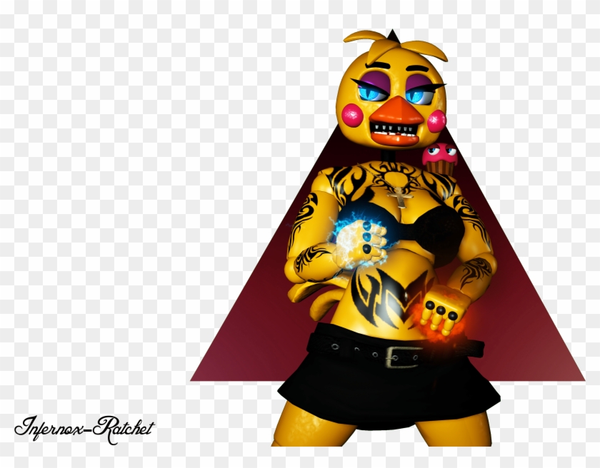 Sfm Fnaf Anime Chica , Png Download - Toy Chica Anthro Clipart