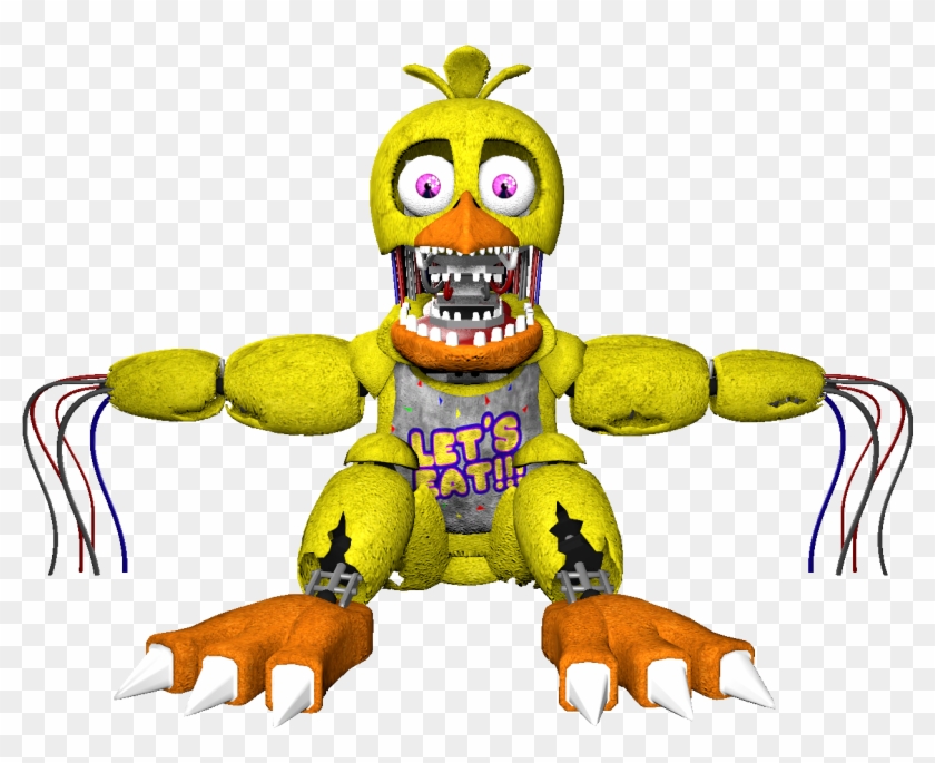 Fivenightsatfreddys - Five Nights At Freddy's 2 Animatronics Chica Clipart #5038929