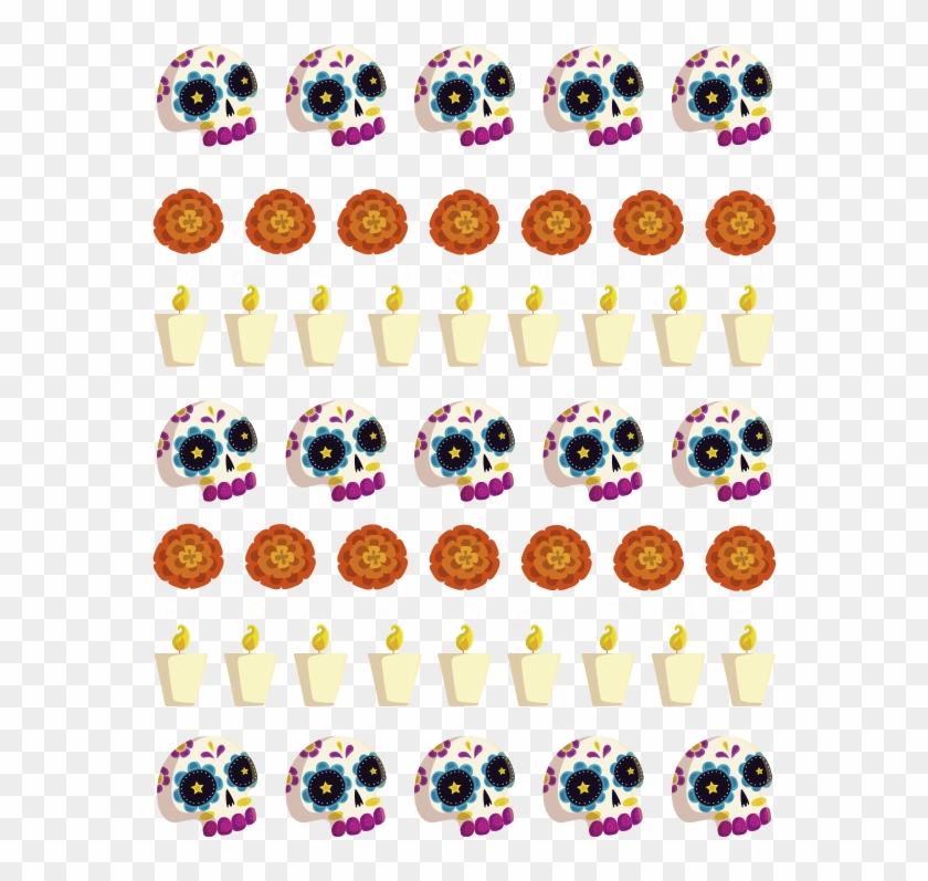 Stickers De Día De Muertos 1descargar Png Clipart #5039001