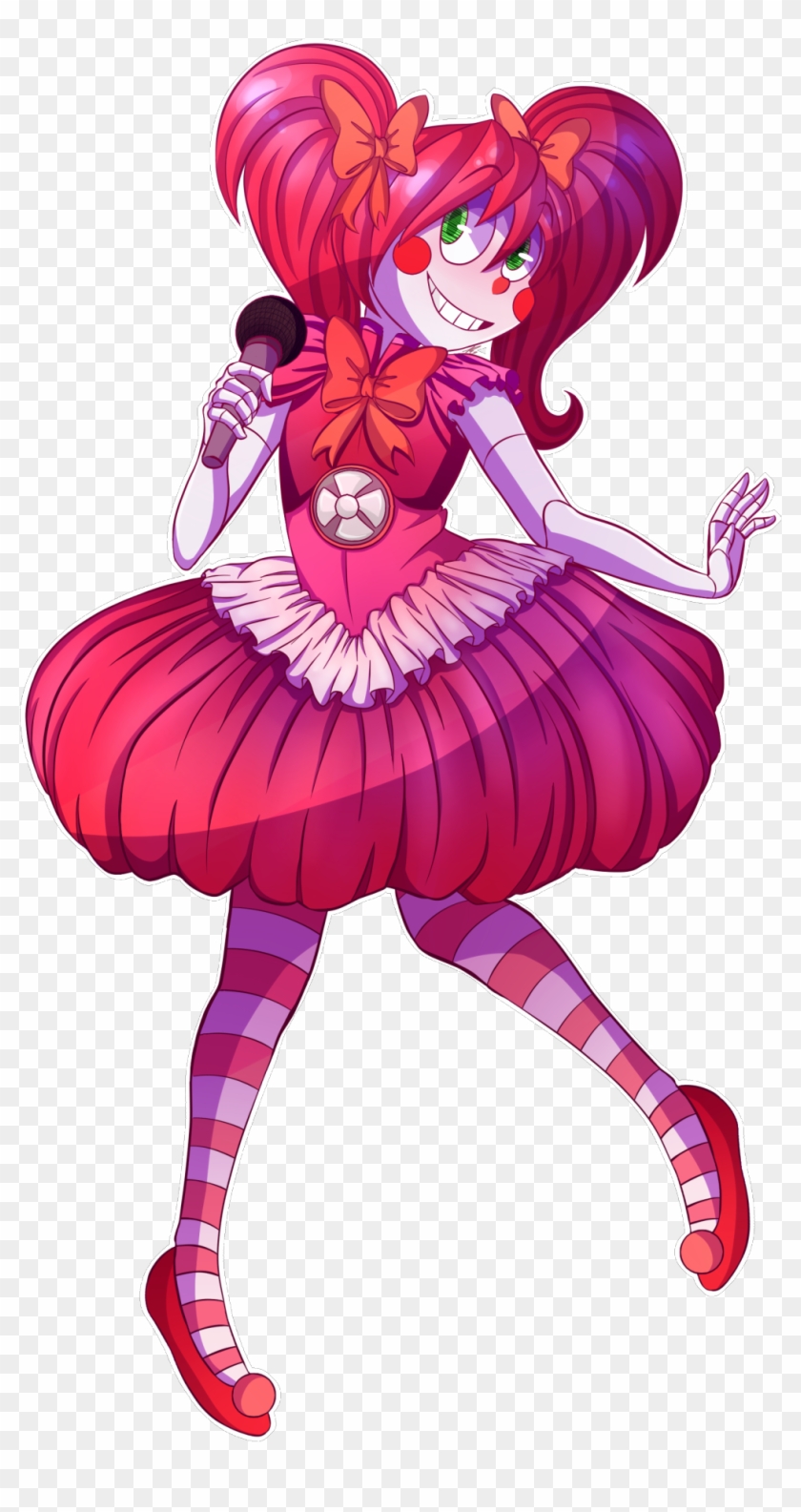 Funtime Chica - Five Nights At Freddy's Circus Baby Clipart