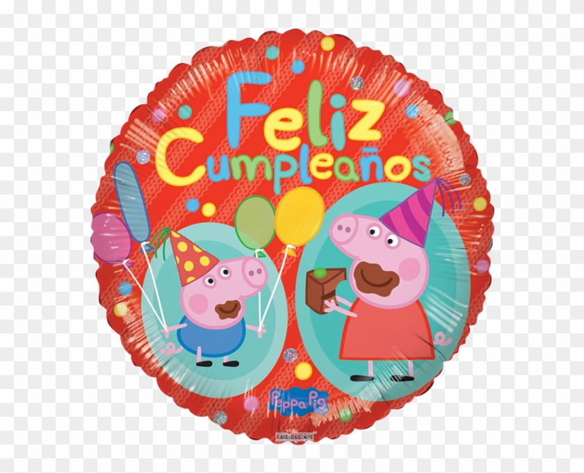 Globilandia Catalogo De Globos Felicidades Peppa Pig - Feliz Cumpleaños George Pig Clipart #5039582