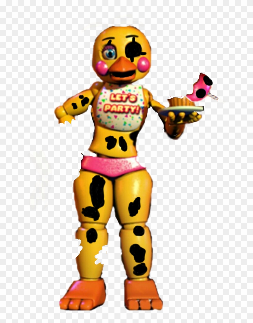#fnaf Withered Toy Chica - Fnaf Characters Toy Chica Clipart