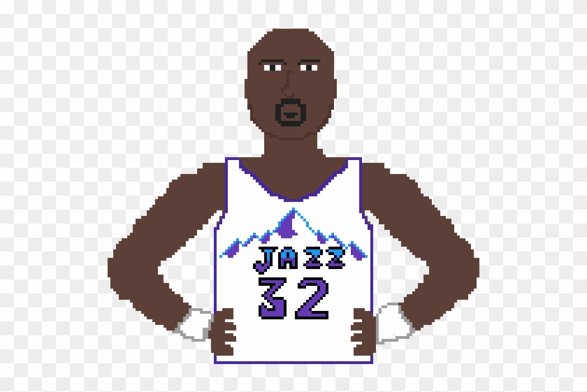 Karl Malone - Illustration Clipart