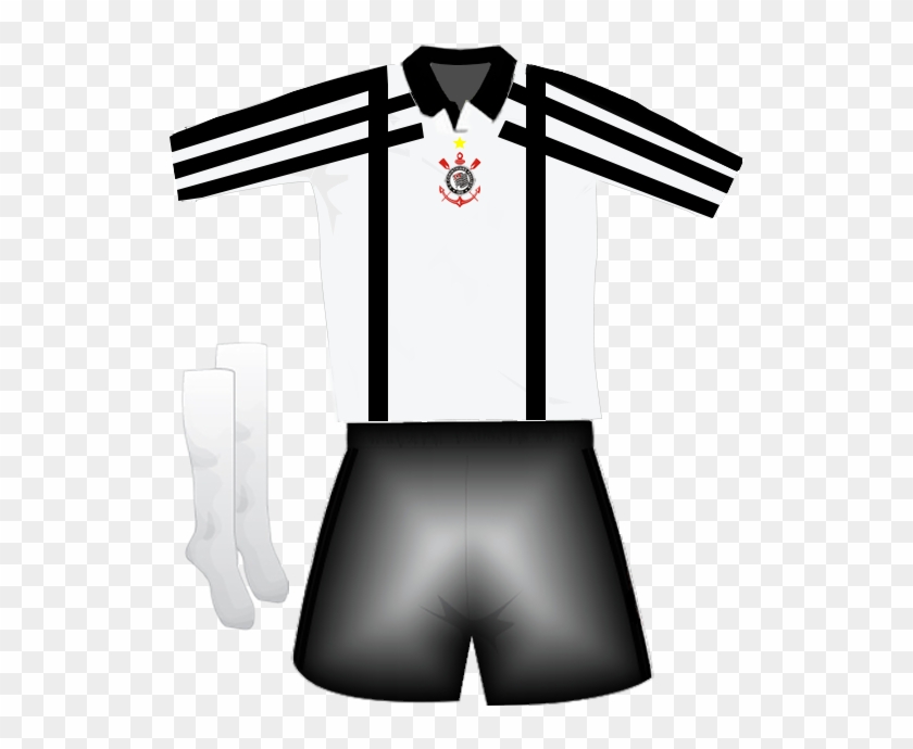 Corinthians Uniforme2 1995 - Sport Club Corinthians Paulista Clipart #5039985