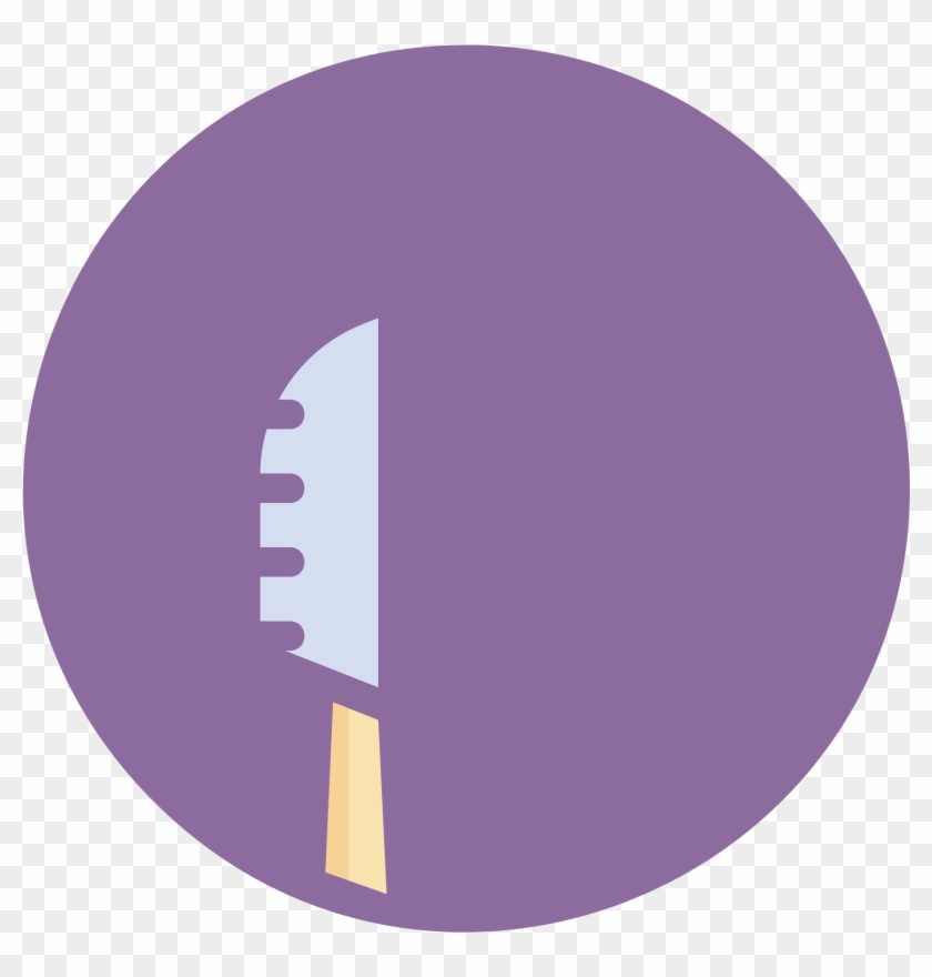 Simple Meal Icon - Circle Clipart