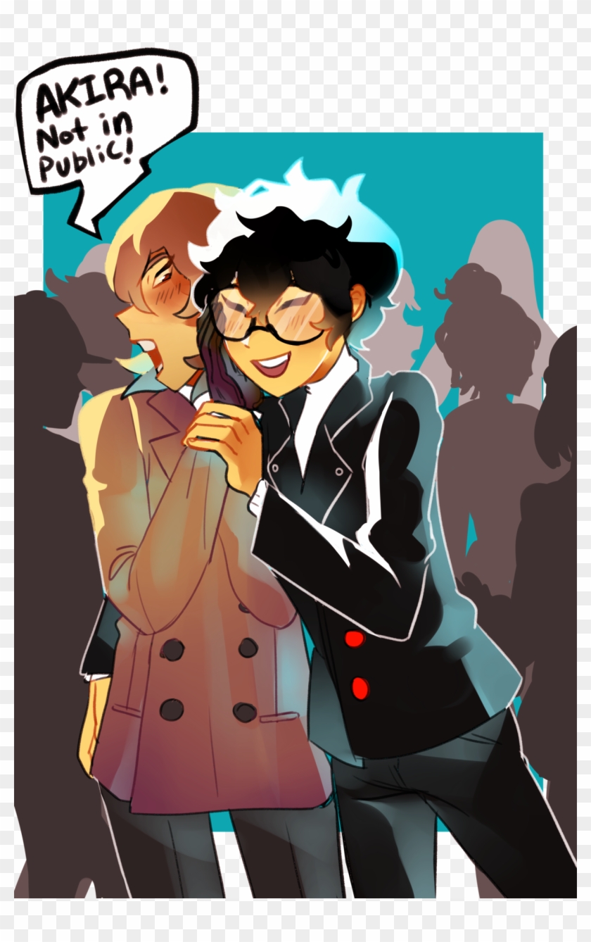 Akira He Has A Reputation To Uphold Back Off Love These - Persona 5 Akeshu Clipart
