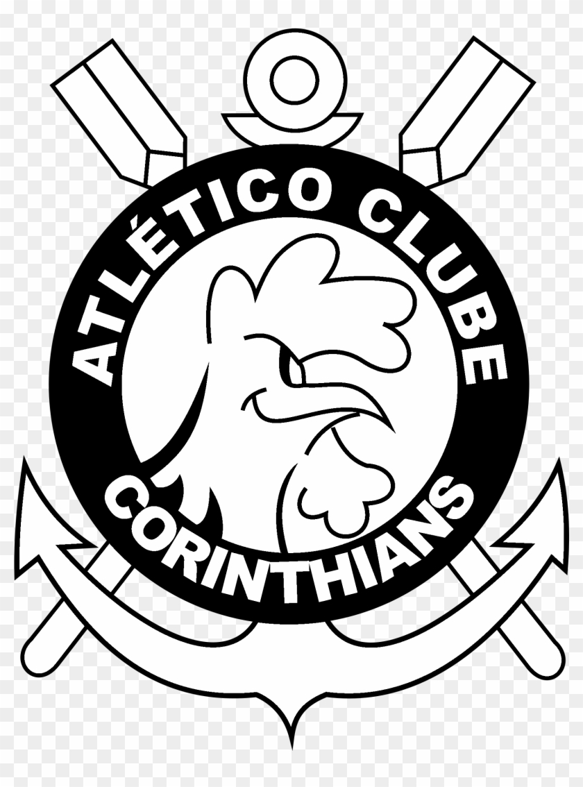 Atletico Clube Corinthians De Caico Rn 01 Logo Black - Vigilante Service Of Ogun State Logo Clipart #5040421