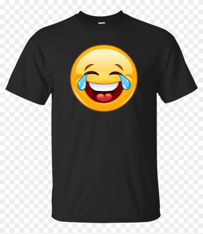 Laugh Emoji Tee, Hoodie, Tank - Never Underestimate A Man Who Listens To Pink Floyd Clipart #5040422