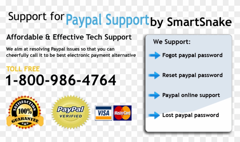 Smart & Instant Support For Paypal - Tech Support Scammers Phone Numbers Clipart