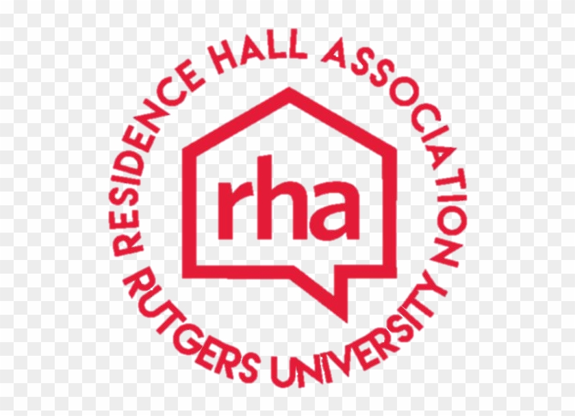 The Rha Official Logo Shall Be The Red Rha Circular - Rutgers Rha Clipart #5041101