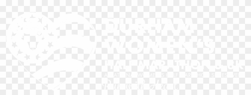 Durham Women's Half Marathon And 8k Logo Reverse - National Women's Half Marathon Clipart #5043209