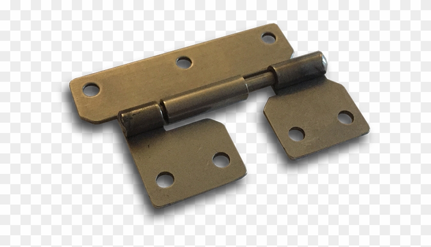 Custom Three Leaf Hinge Pierced With Welded Pin - Wood Clipart