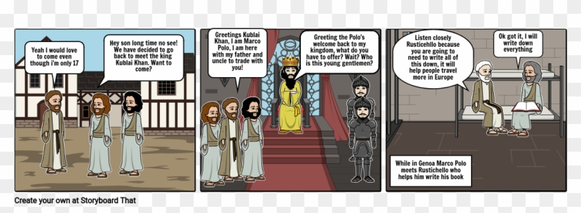 Marco Polo - Comics Clipart