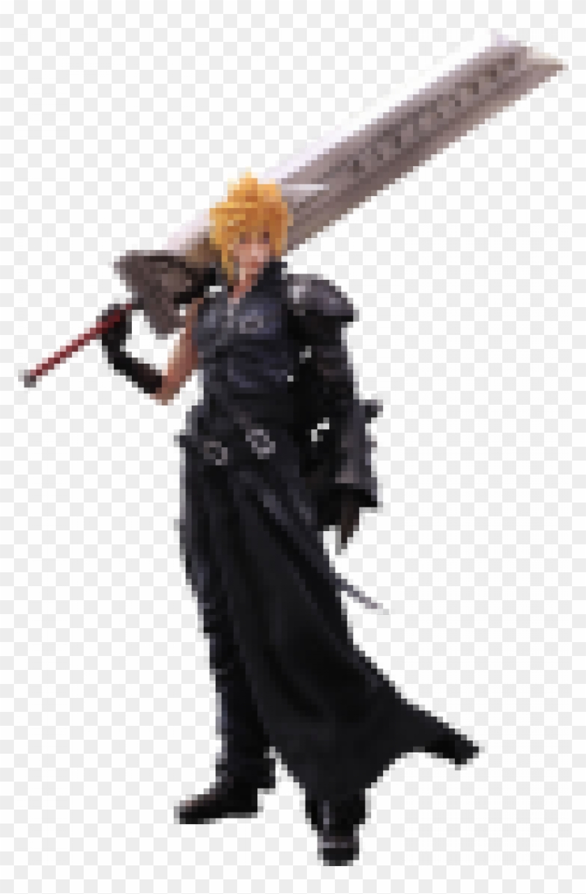 Square Enix Final Fantasy Vii Advent Children Cloud - Ff Cloud Strife Clipart #5043824