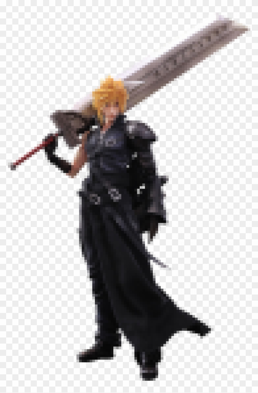 Square Enix Final Fantasy Vii Advent Children Cloud - Ff Cloud Strife Clipart