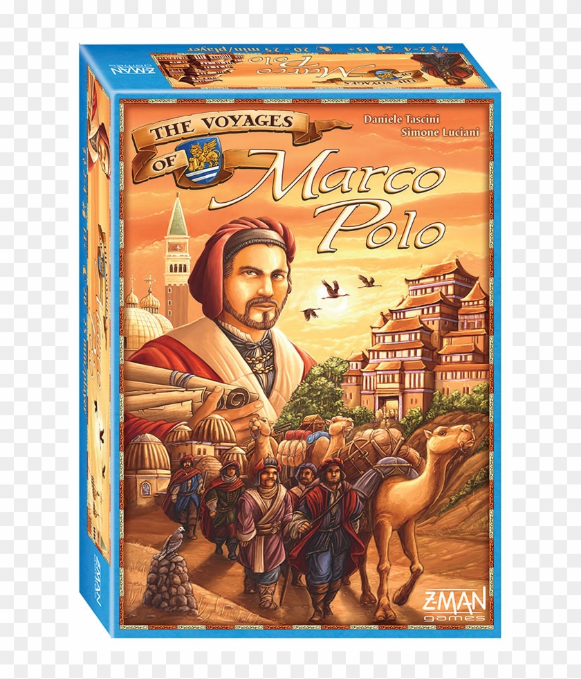 The Voyages Of Marco Polo - Voyages Of Marco Polo Board Game Box Art Clipart #5043862